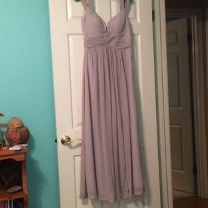 Lulus Light Grey gown